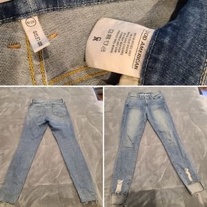 EUC - Good American - Cut Ankle Denim